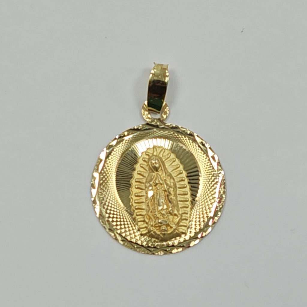 DIJE MEDALLA RELIGIOSA 14K 0.8 GR MR 6 (NUEVO)