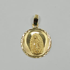 DIJE MEDALLA RELIGIOSA 14K 0.8 GR MR 6 (NUEVO)