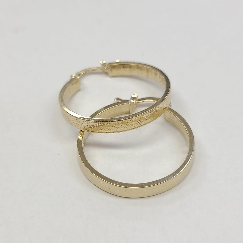 ARETES ARRACADAS CON NUMEROS ROMANOS 14K 2.8 GR ETT 01 (NUEVO)