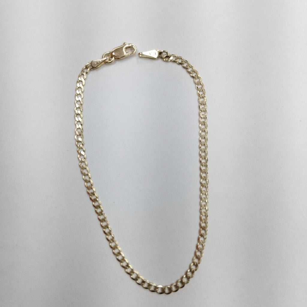 PULSERA BARBADA 14K 18 CM 2.1 GR BP075 (NUEVO)