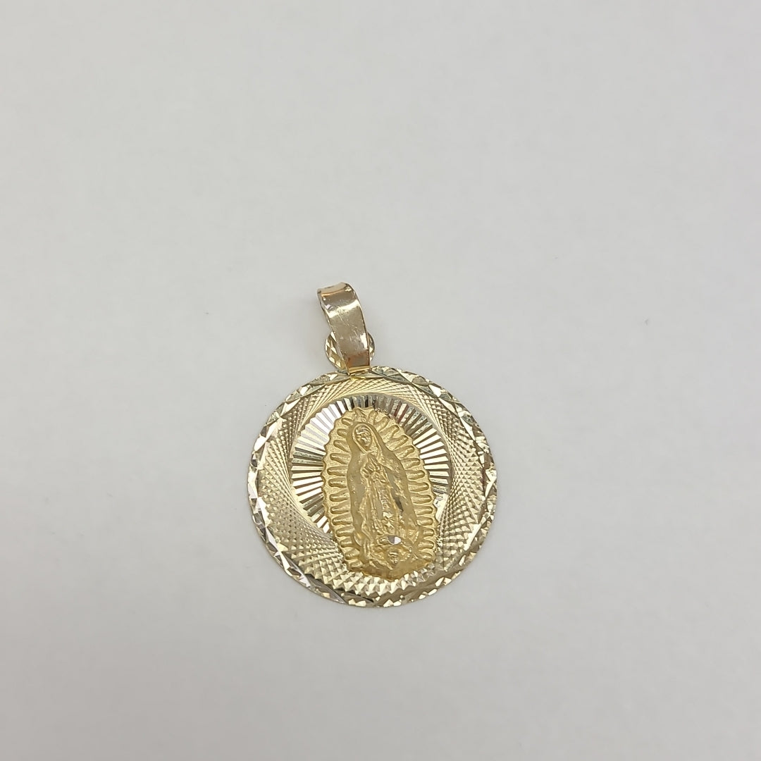 DIJE MEDALLA RELIGIOSA 14K 0.8 GR MR 6 (NUEVO)
