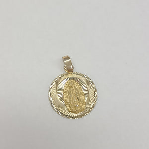 DIJE MEDALLA RELIGIOSA 14K 0.8 GR MR 6 (NUEVO)