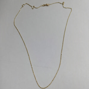 CADENA TORZAL 14K 50 CM 2.7 GR TDO025 (NUEVO)
