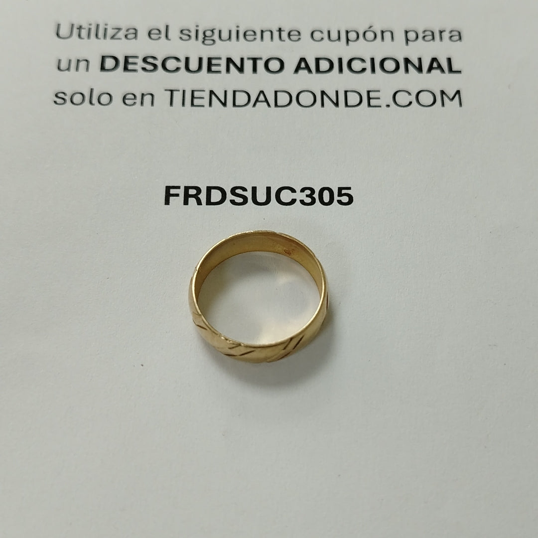 ARGOLLA ORO 10 K 2.1 GRMS (SEMINUEVO)