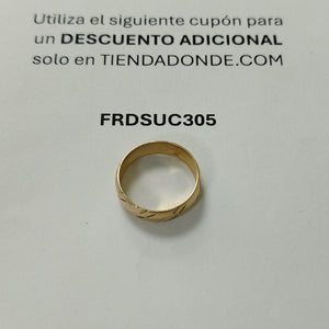 ARGOLLA ORO 10 K 2.1 GRMS (SEMINUEVO)
