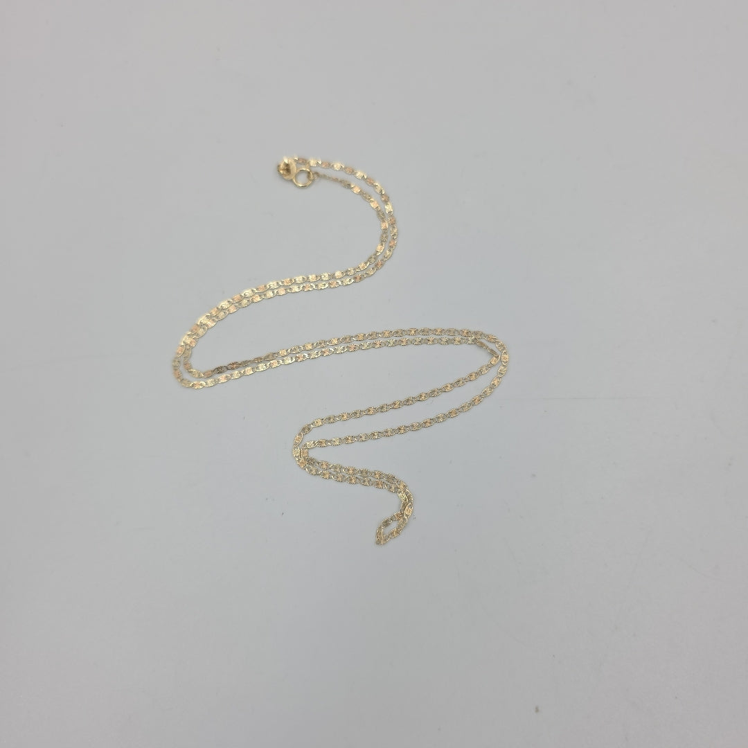 CADENA TEJIDO GUCHI COMBINADA 10K 55CM 1.9GR GUCHIESTRELLA030 (NUEVO)