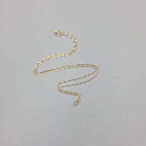 CADENA TEJIDO GUCHI COMBINADA 10K 55CM 1.9GR GUCHIESTRELLA030 (NUEVO)