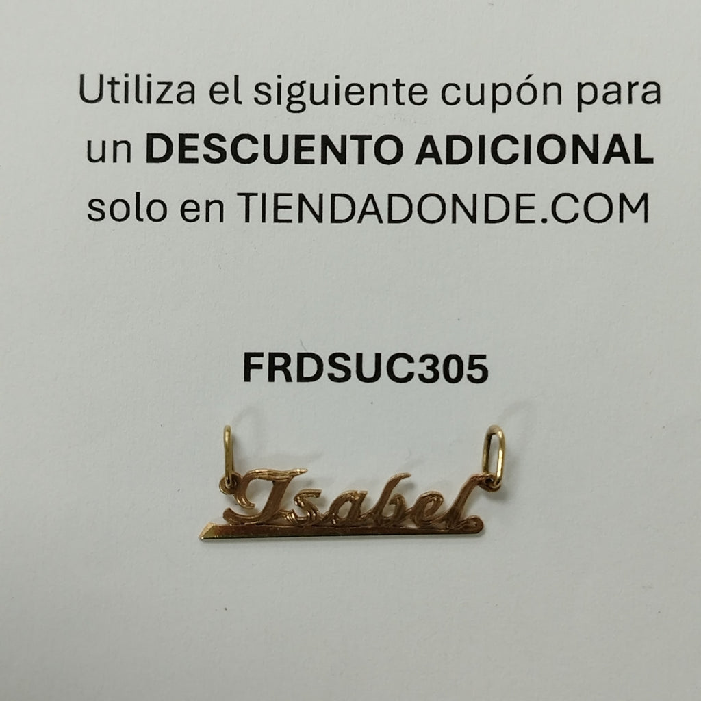DIJE ORO 10 K 1,90 GRMS (SEMINUEVO)