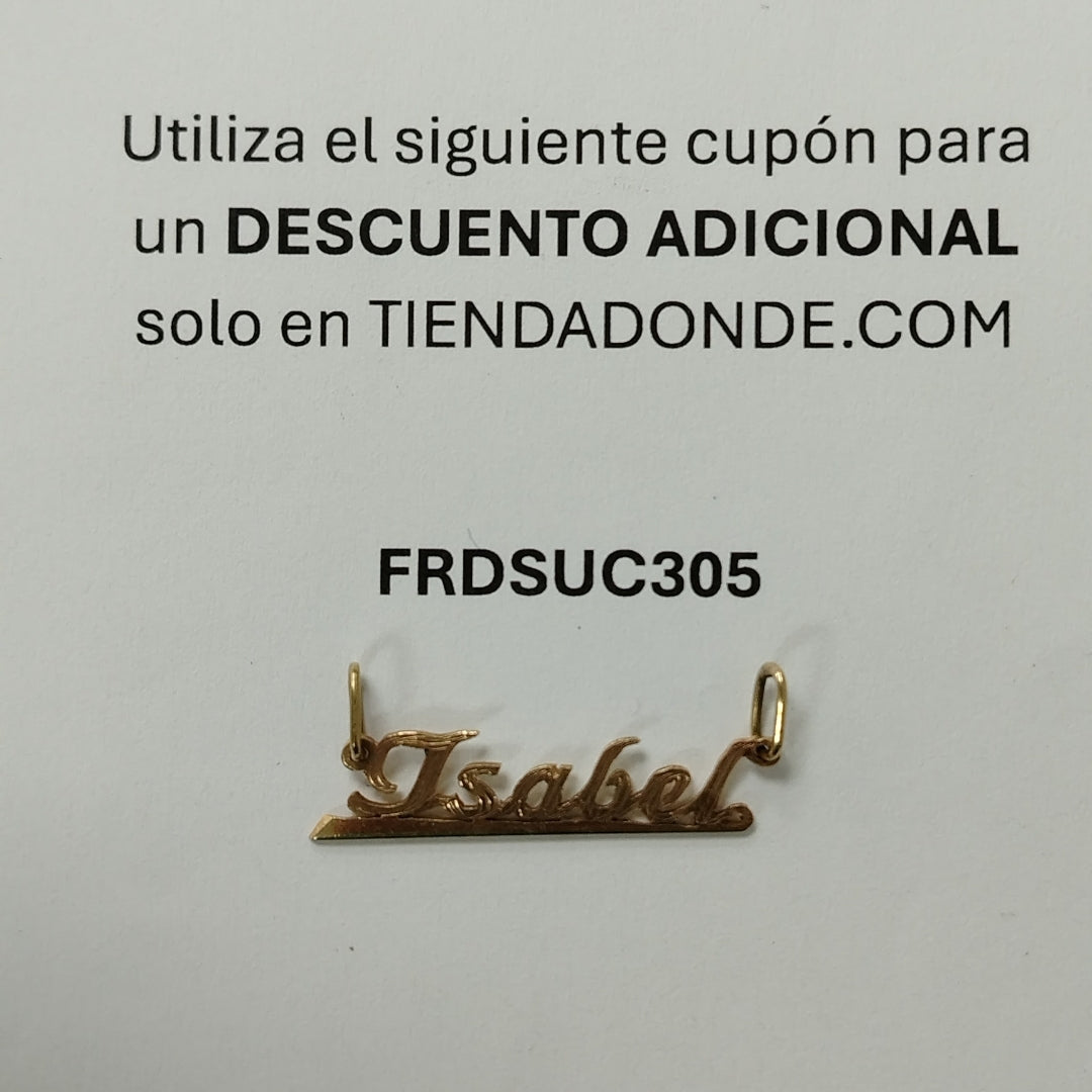 DIJE ORO 10 K 1,90 GRMS (SEMINUEVO)
