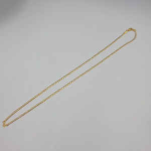 CADENA TEJIDO BARBADA 14K 50CM 4.8GR BPR060 (NUEVO)