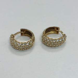 ARRACADAS PAR ORO 14 K 3,70 GRMS (SEMINUEVO)