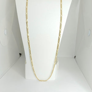 CADENA TEJIDO 3X1 DIAMANTADA 14K 60CM 8.8GR FDR08060 (NUEVO)