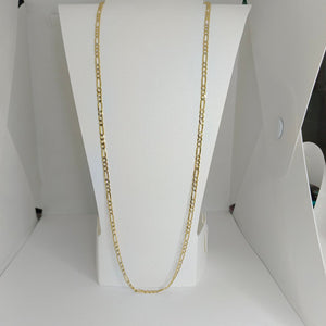 CADENA TEJIDO 3X1 DIAMANTADA 14K 60CM 8.6GR FPR08060 (NUEVO)