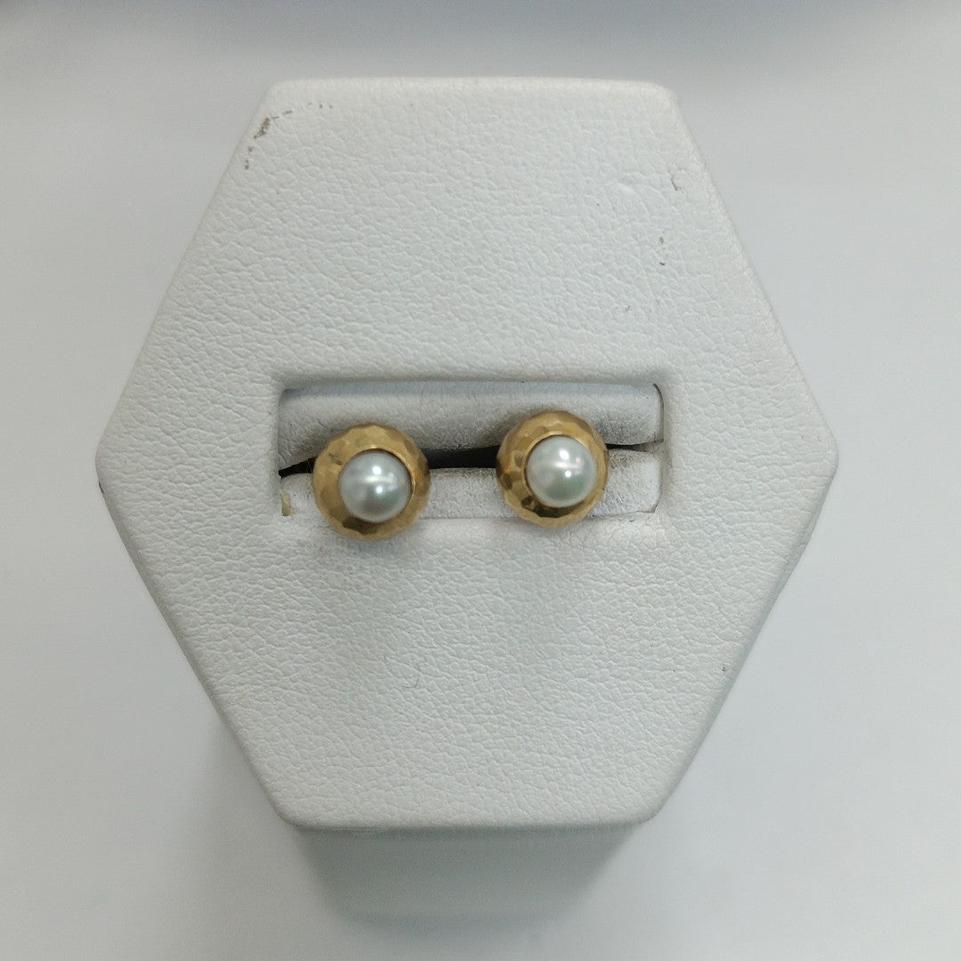 ARETES PAR ORO 18 K 1,10 GRMS (SEMINUEVO)