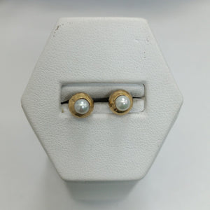 ARETES PAR ORO 18 K 1,10 GRMS (SEMINUEVO)