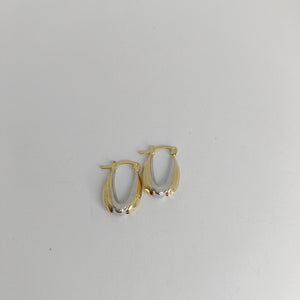 ARETES ARRACADAS COMBINADA 14K 1.7 GR AC 58 (NUEVO)