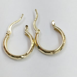 ARETES ARRACADAS FACETADAS 14K 2.2 GR 02107F0 (NUEVO)