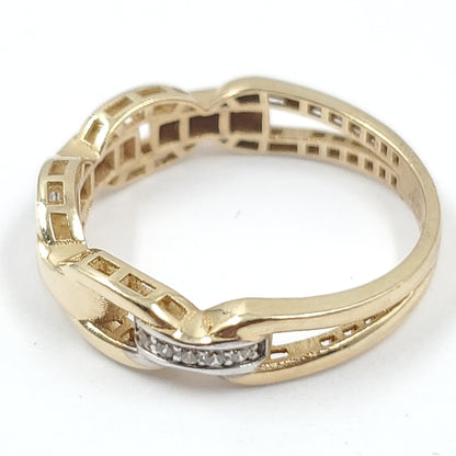 10198ANI01075B909 FRD15 ANILLOS DAMA ORO 14K 2.3GRS (NUEVO)