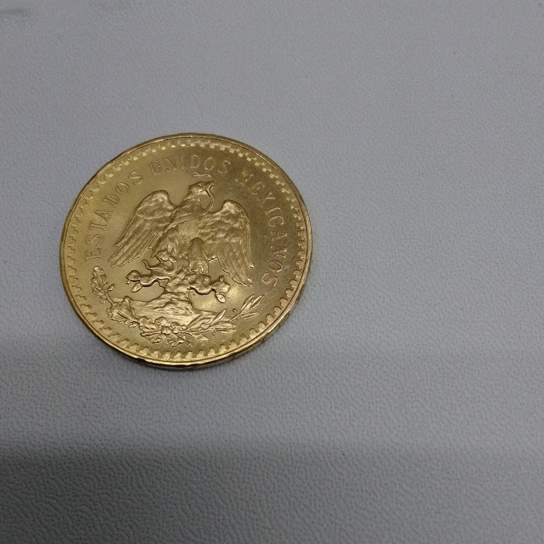 K1 41,60 GRMS - DTO. 0,00 GRMS - 21 K - AVALÚO 59155,20 * IDENTIFICACIÓN  MONEDA NOMINATIVA * MONEDAS PESOS  50 PESOS (SEMINUEVO)