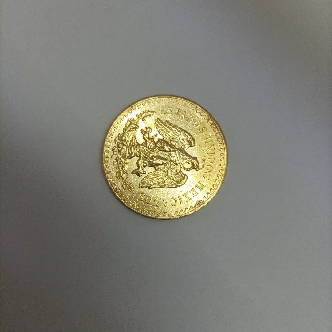 K1 41,60 GRMS - DTO. 0,00 GRMS - 21 K - AVALÚO 61776,00 * IDENTIFICACIÓN  MONEDA NOMINATIVA * MONEDAS PESOS  50 PESOS (SEMINUEVO)