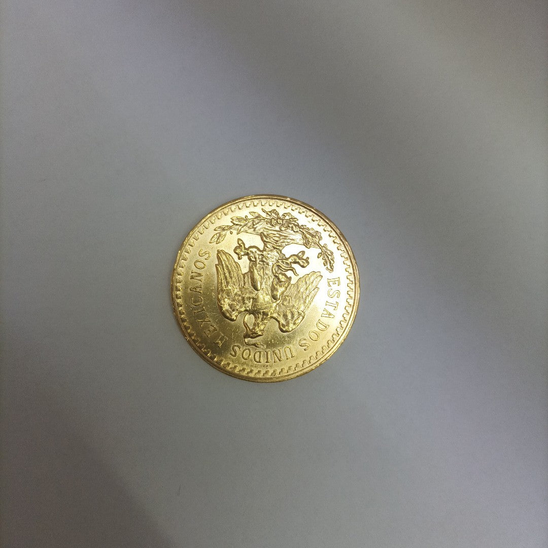 K1 41,60 GRMS - DTO. 0,00 GRMS - 21 K - AVALÚO 61776,00 * IDENTIFICACIÓN  MONEDA NOMINATIVA * MONEDAS PESOS  50 PESOS (SEMINUEVO)