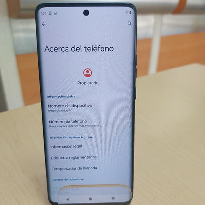 CELULAR MOTOROLA EDGE 40 XT2303-2 (2023) 256 GB 8 GB RAM (SEMINUEVO)