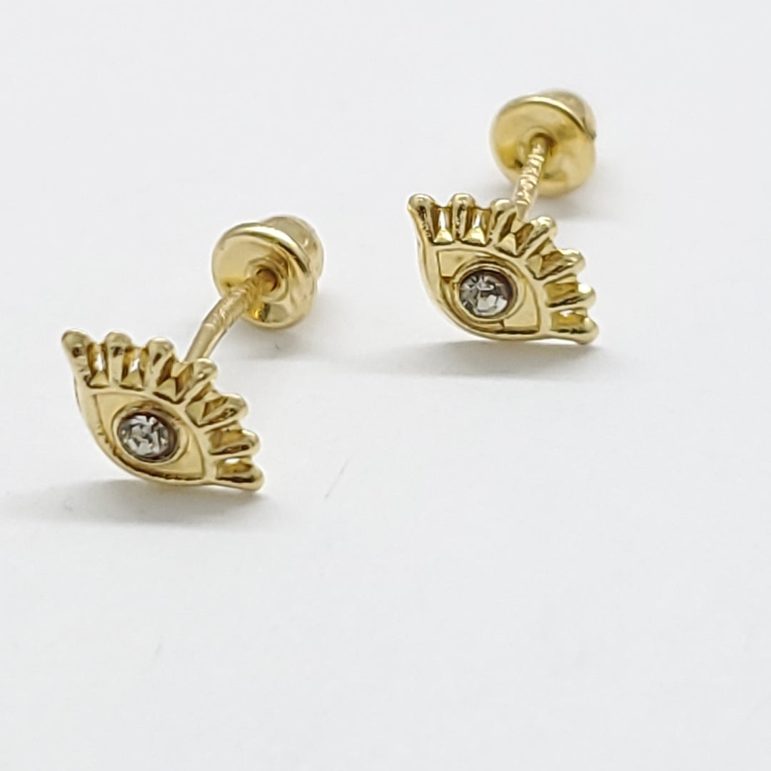 BROQUELES ORO 14K 1 (NUEVO)