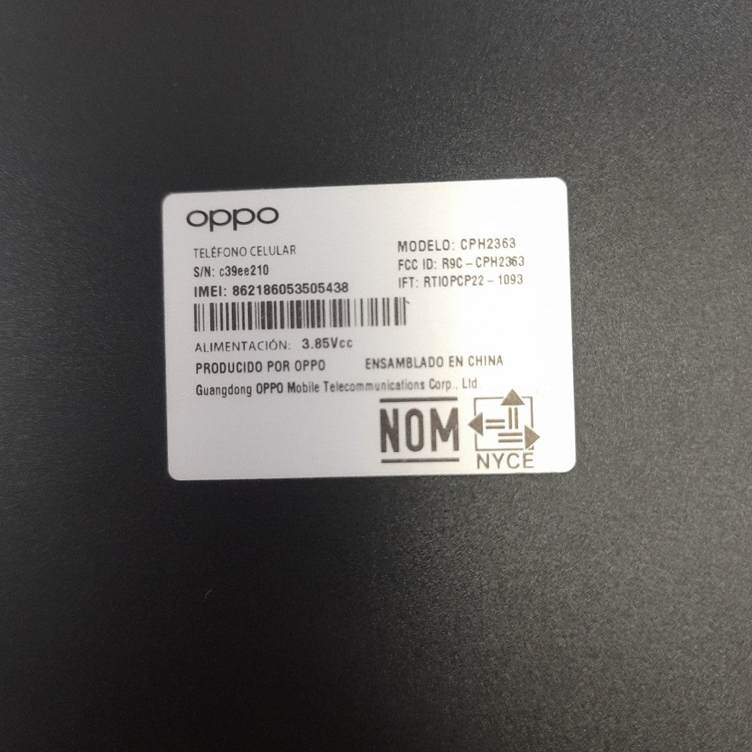 CELULAR OPPO  RENO7 CPH2363 (2022) 256 GB 8 GB RAM (SEMINUEVO)