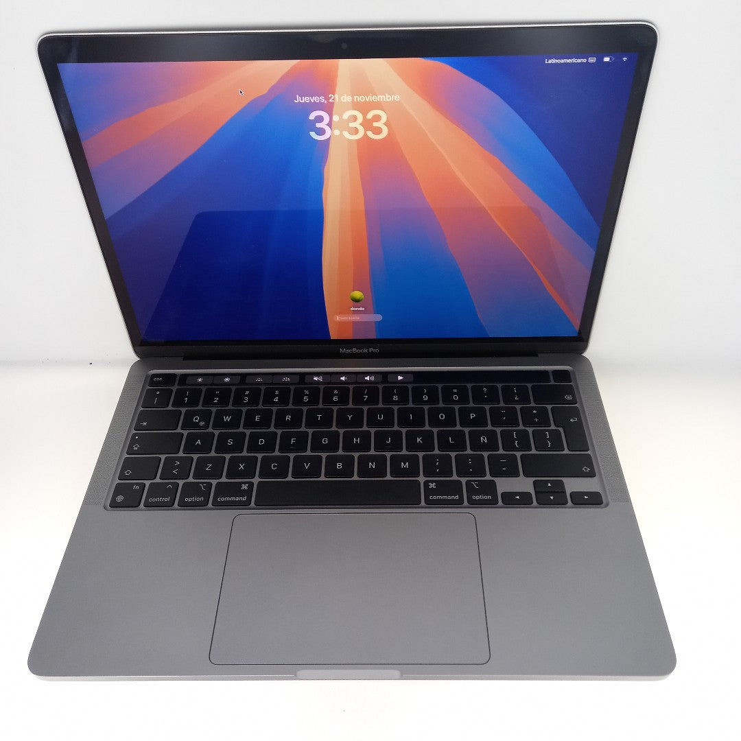 LAPTOP APPLE MACBOOK PRO 13&quot; 2022 3.49 A2338 256 GB SSD 8 GB RAM (SEMINUEVO)