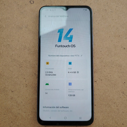 CELULAR VIVO Y17 S V2310 (2023) 128 GB 6 GB RAM (SEMINUEVO)