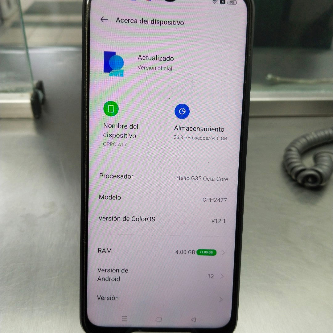 CELULAR OPPO  A17 CPH2477 64 GB 4 GB RAM (SEMINUEVO)