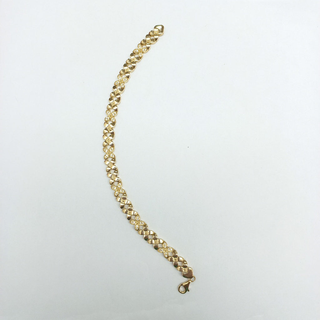 PULSERAS DAMA ORO 14K 10.6 (NUEVO)