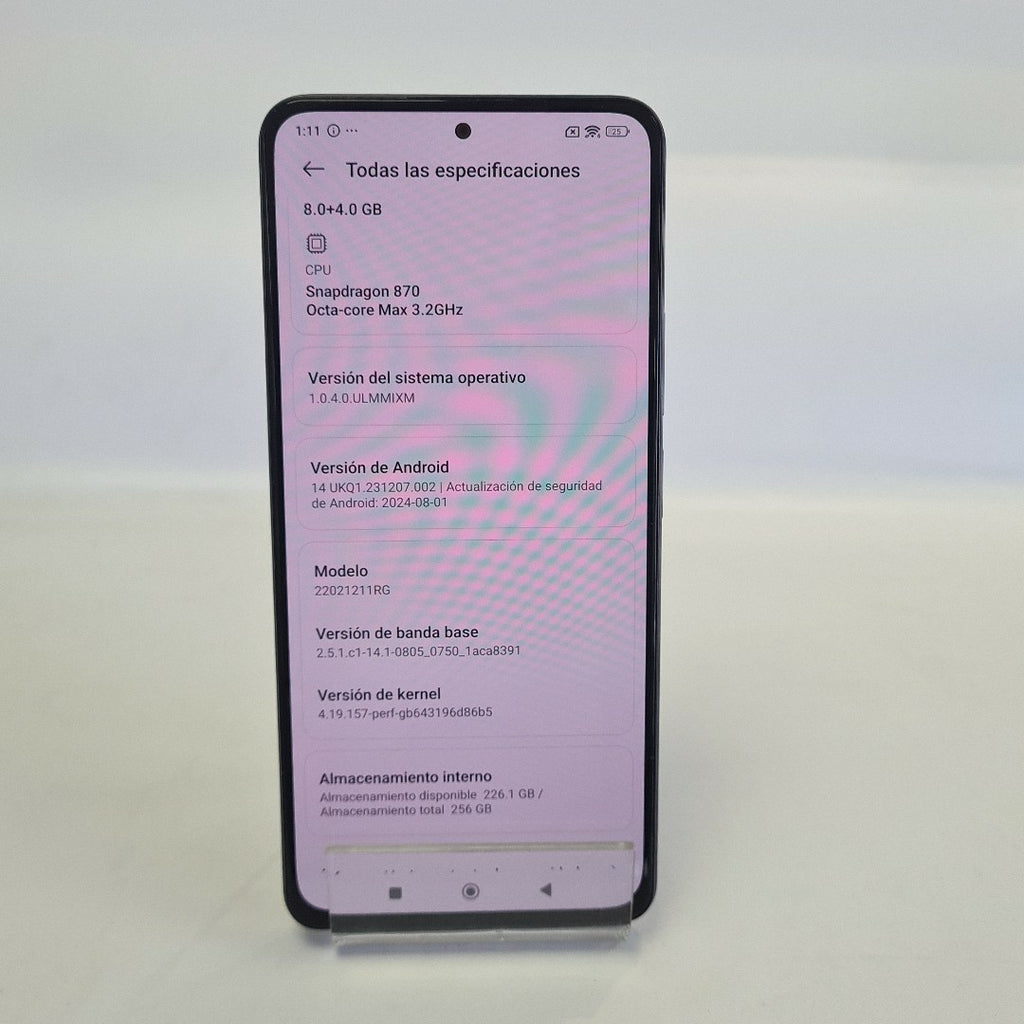 CELULAR XIAOMI POCO F4 22021211RG 256 GB 8 GB RAM (SEMINUEVO)
