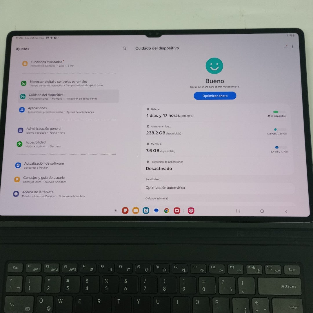 TABLETA SAMSUNG GALAXY TAB S8 ULTRA SM-X900 256 GB 12 GB RAM (SEMINUEVO)