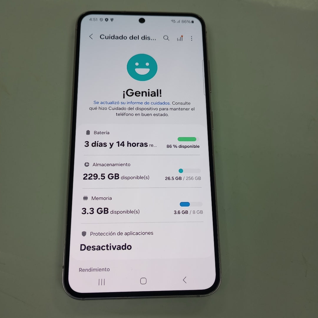 CELULAR SAMSUNG GALAXY S23 SM-S911B 256 GB 8 GB RAM (SEMINUEVO)