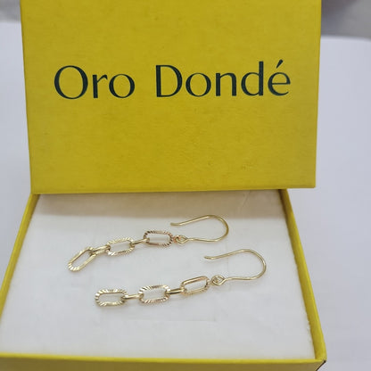 BROQUELES ORO 14K 1.8 (NUEVO)