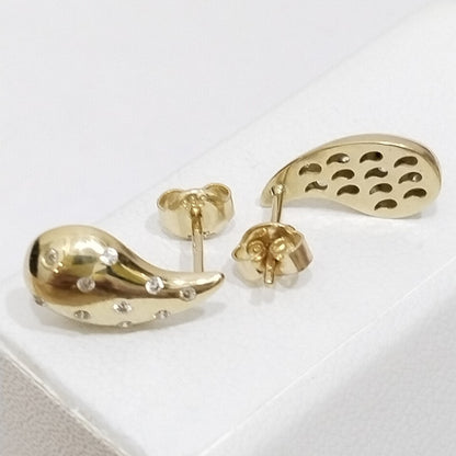 BROQUELES ORO 14K 2.1 (NUEVO)