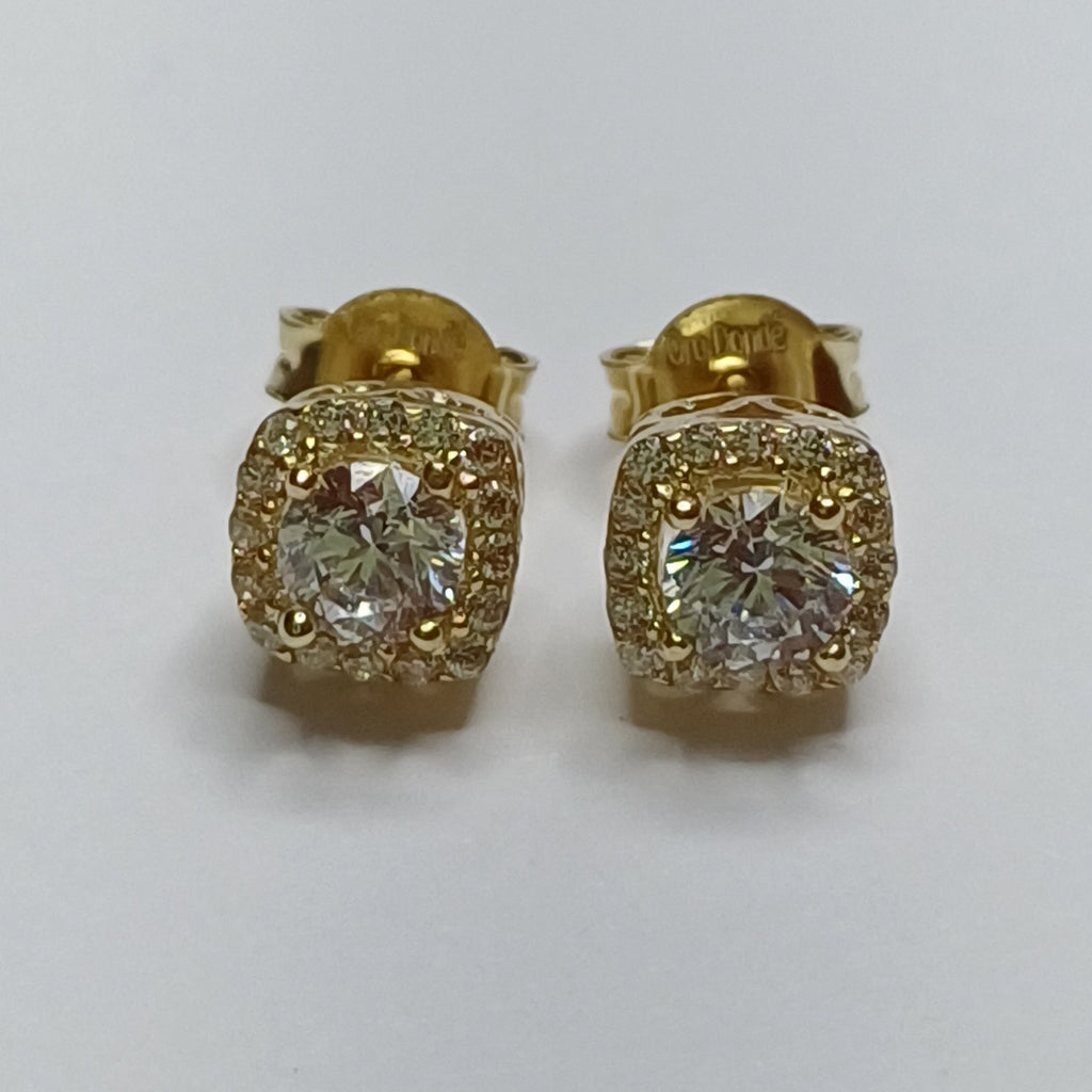BROQUELES ORO 14K 2.4 (NUEVO)