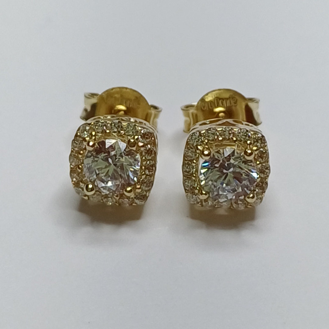 BROQUELES ORO 14K 2.4 (NUEVO)