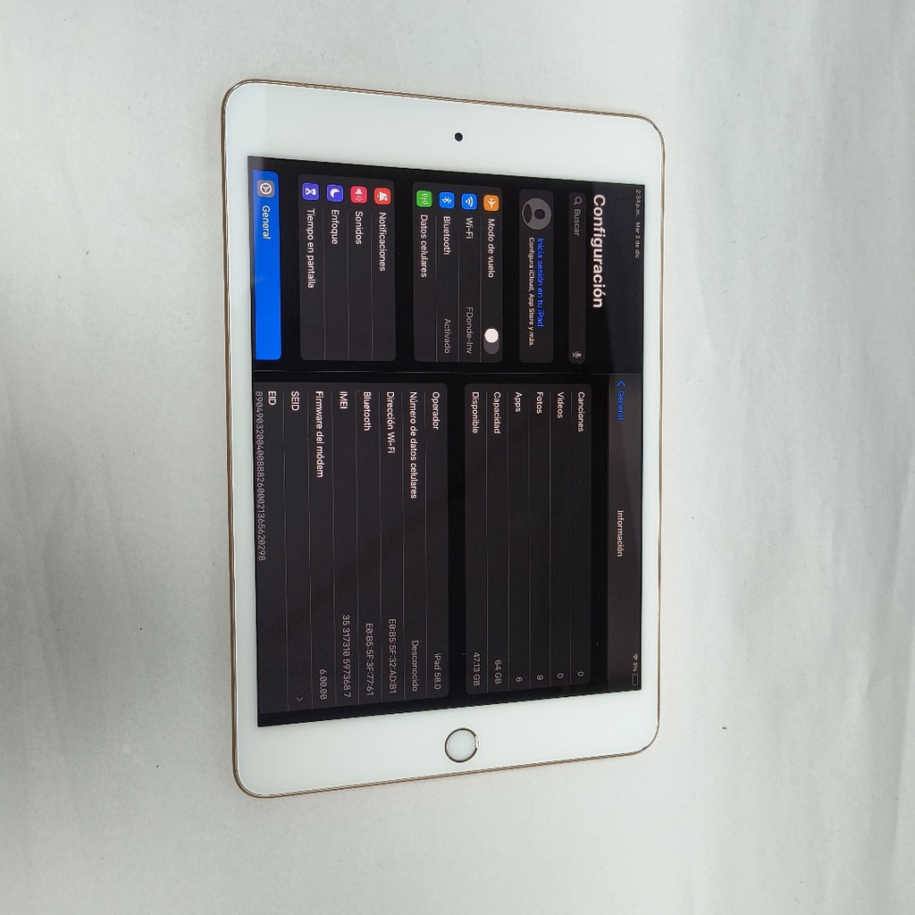 TABLETA APPLE IPAD MINI 5 A2126 64 GB 3 GB RAM (SEMINUEVO)