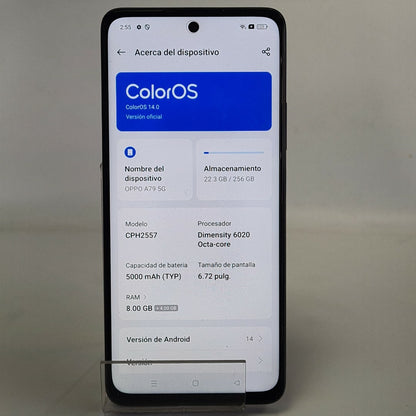 CELULAR OPPO  A79 CPH2557 (2023) 256 GB 8 GB RAM (SEMINUEVO)
