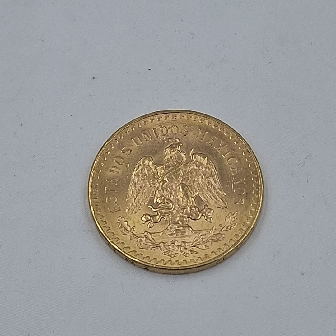 Moneda Centenario Cincuenta Pesos Oro Mexicano 21.6K