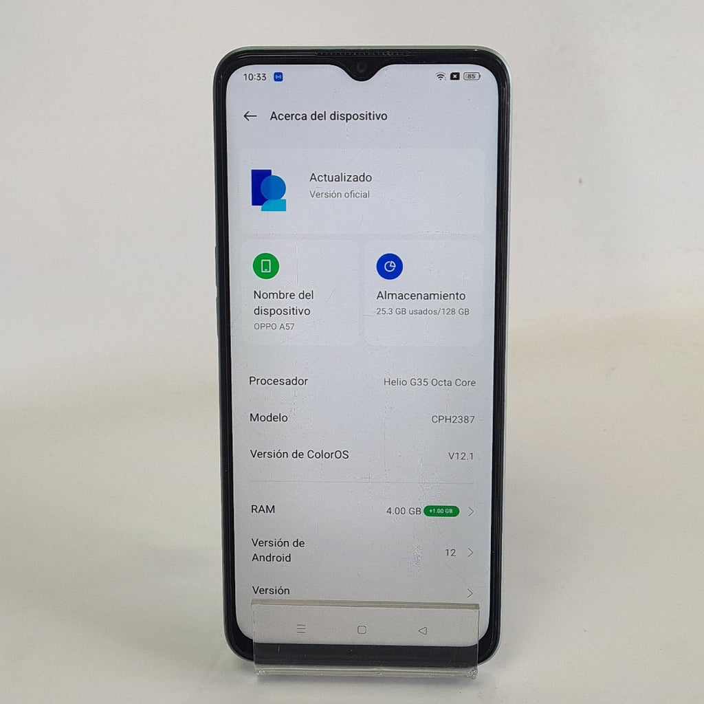 CELULAR OPPO  A57 CPH2387 128 GB 4 GB RAM (SEMINUEVO)