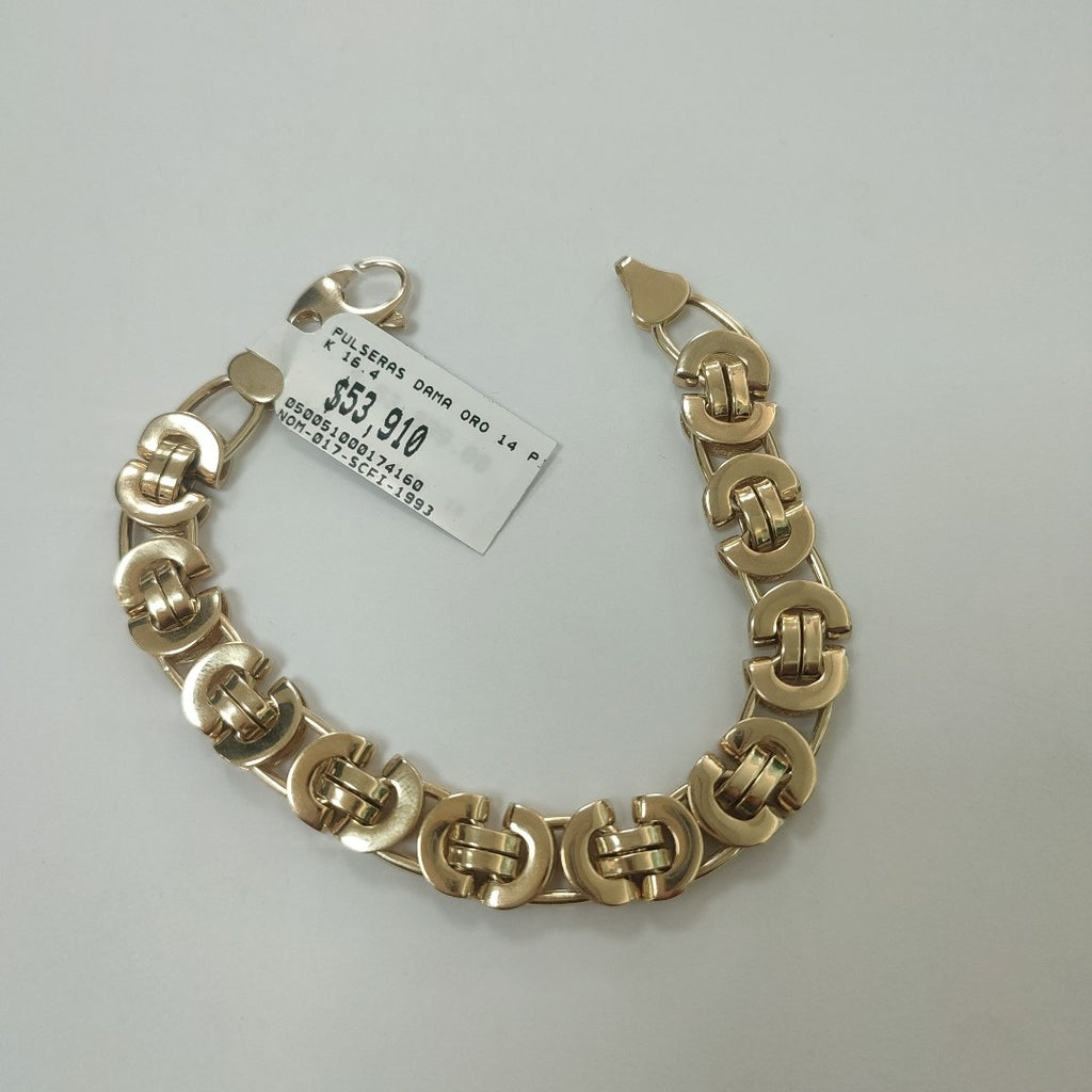 PULSERAS DAMA ORO 14K 16.4 (NUEVO)