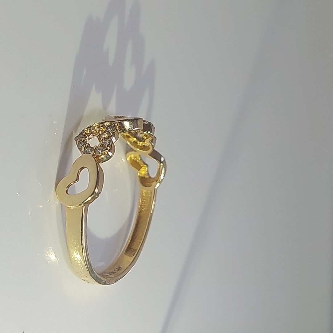 ANILLOS DAMA ORO 14K 1.5 (NUEVO)