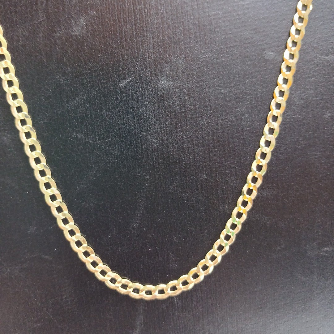 CADENAS BARBADA AMARILLA ORO 14K 6.3 (NUEVO)