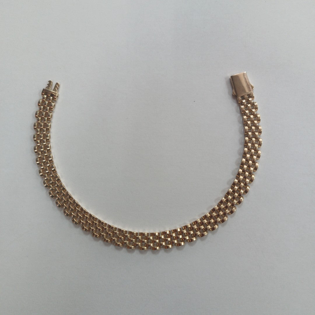 PULSERAS CABALLERO ORO 14K 18.6 (NUEVO)