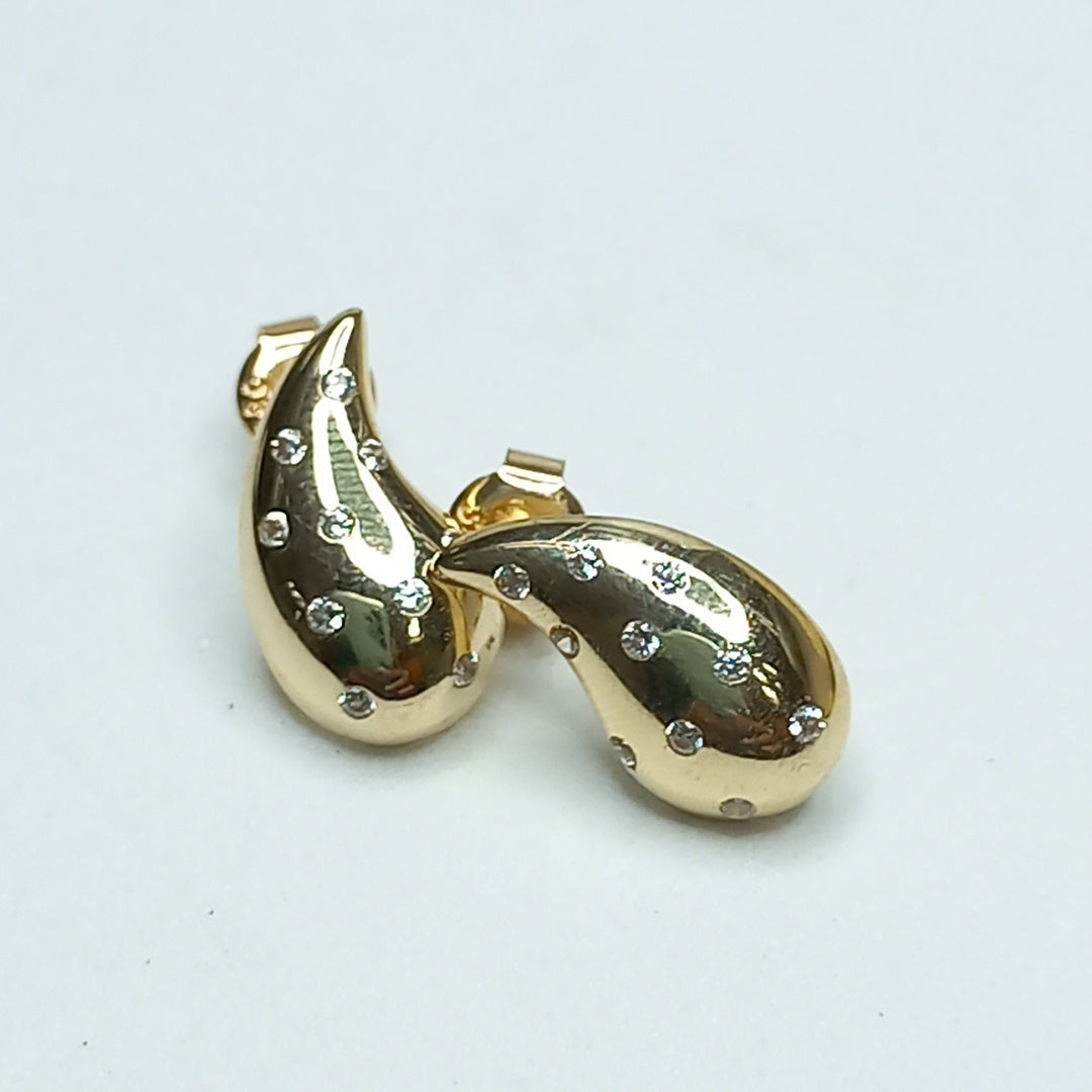 BROQUELES ORO 14K 2 (NUEVO)