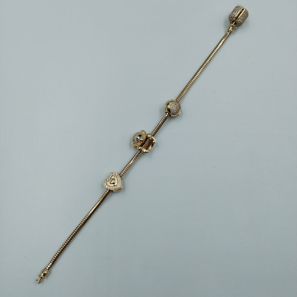 PULSERA CHARM ORO 14K 13.5 (NUEVO)