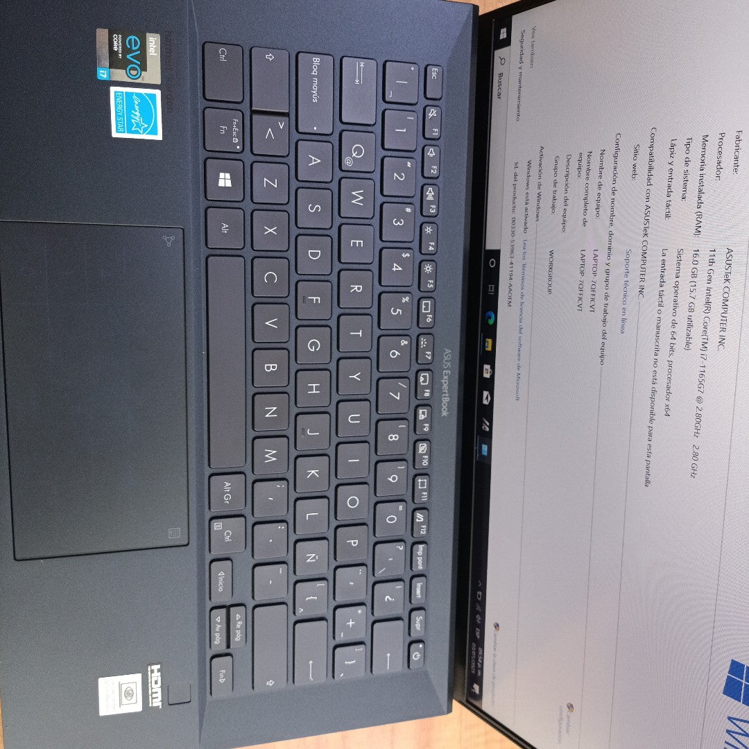LAPTOP ASUS EXPERTBOOK B9 B9400CE 1 TB SSD 16 GB RAM (SEMINUEVO)